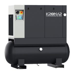 COMPRESOR DE TORNILLO SILENCIOSO 20HP C/ESTANQUE ACUMULADOR 500L