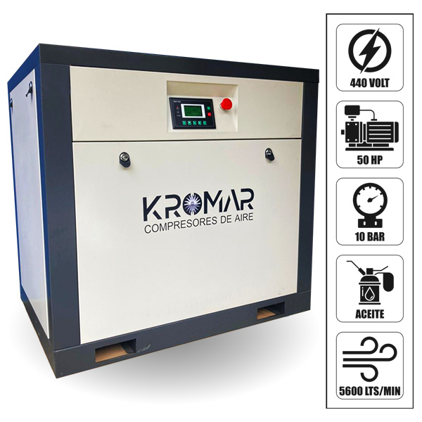 COMPRESOR DE TORNILLO SILENCIOSO 50HP